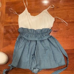 Romper with tie